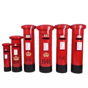 세트장 전화 부스 유럽 레트로 철제 소품 박스 카페