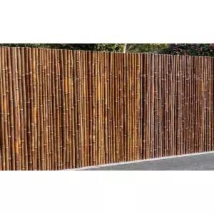 테라스 대나무 원목 인테리어 장대 울타리 스크린 벽