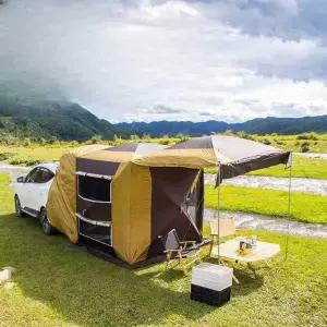 원터치 차박 텐트 캠핑 도킹텐트 그늘막 카라반 차량