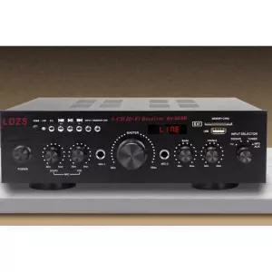 400W 가정용 블루투스 노래방 USB 파워 MP3 앰프