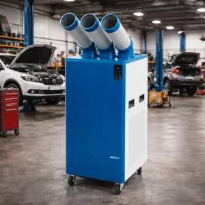 넥스코 산업용에어컨 3구 CAE48K 공업용 대형 실외기없는 업소용 코끼리 이동식에어컨