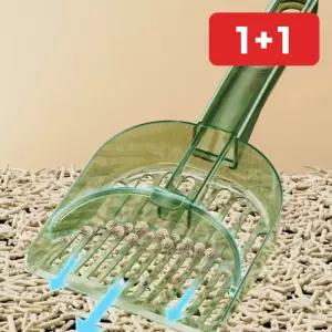 고양이 화장실삽 촘촘한 모래삽 고양이변기 스푼 똥삽 스쿱  1+1