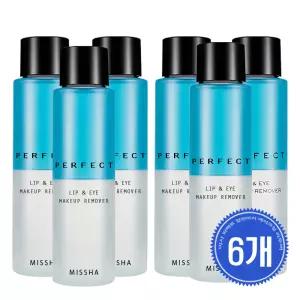 미샤 퍼펙트 립앤아이 메이크업 리무버 155ml  6개
