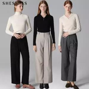 [쉬즈미스][쉬즈미스(SHESMISS)] 투턱 포멀 팬츠 (택가격168000원)