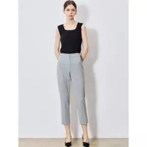 [쉬즈미스][쉬즈미스(SHESMISS)] 베이직 썸머 크롭 밴딩 슬랙스 (택가격 158000원)