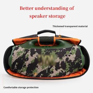 JBL BOOMBOX4 3용 투명 스피커 가방 음향 투과성 야외 여행용 휴대 케이스