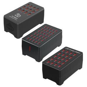 iPhone iPad 용 15/20/30/40 포트 USB 충전기 Samsung Xiaomi 스테이션 도크 멀티 데스크탑 휴대 휴대폰