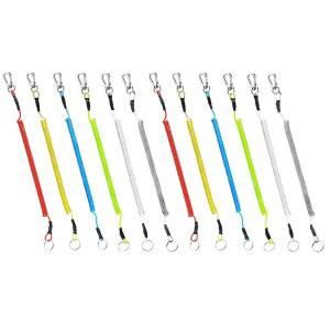 12PCS 낚싯대 보호 로프 5M 개폐식 방수 캠핑 탄성 방지 야외 강철 하이킹