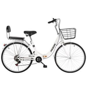 접이식 자전거 성인자전거 에어 모양 소형 어 화이트 마운틴 21단 22인치 알루미늄 오렌지 바이크 속도 3칼 남성 단속 바구니 듀얼