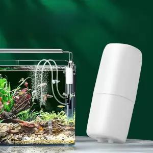 휴대용기포기 낚시 기포 발생기 수족관 USB 산소 공기 펌프 물고기 탱크 휴대용 듀얼 홀 자동 압축기 통풍