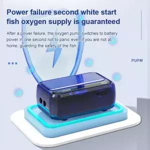 휴대용기포기 낚시 기포 발생기 수족관 물고기 탱크 산소 펌프 충전 이중 공기 Usb 리튬 배터리 가정용 휴