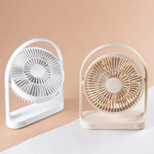 [A] 오아 라운드 미니 무선 저소음 휴대용 USB 충전식 캠핑 탁상형 선풍기