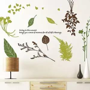 드라이플라워 그래픽스티커 시트지 벽지 포인트스티커