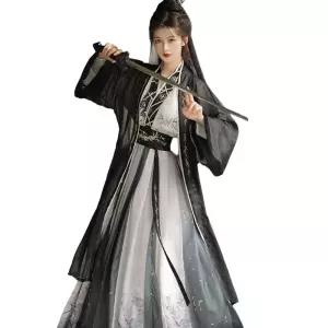 호위무사 무협 컨셉 졸업사진 여성 의상 한복