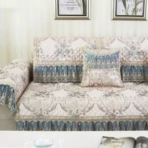 [러빙랩]러빙랩 올리비아 유럽풍 쇼파패드 2인용 소파 패드 70x150cm