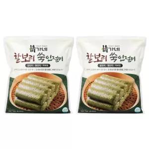 정가네 찰보리 쑥 인절미 50개 (+콩고물 1팩)