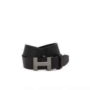 헤지스 남성 음각 로고 디테일 자동벨트 HZBE6E911BK HZBE6E911BK22501826162405056