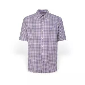 헤지스 남성 스몰체크 반팔셔츠 HZSH6B513U2 HZSH6B513U222501826182404863