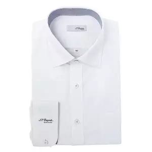 [듀퐁]남성 일반핏 스트레치 긴팔 와이셔츠 (SE5FM12LS703SWH)