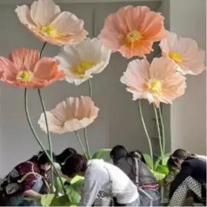 자이언트 종이꽃 DIY 대형 플라워 세트 센터피스 조화 꽃 플랜테리어 웨딩 조형물