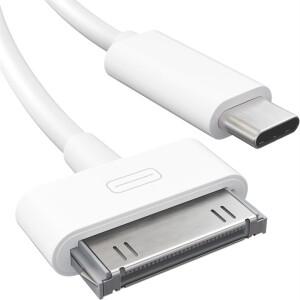 30Pin To USB C Adapter Charging Data Cable for IPhone 4 4S 3GS IPad 3 2 1 IPod USBC Type C To 30 Pin