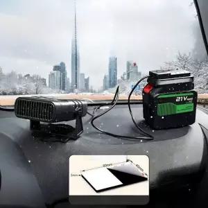 머스코 무선 온풍기 이동식 온열기 차량용 화장실용 난방기 캠핑용