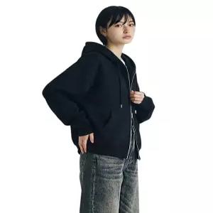 [네스파]액슬 여성 캐주얼 데일리 후디 투웨이 쭈리 후드집업 [NSPH_4001]