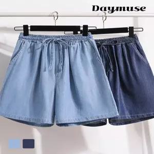 [모어오브]벨로 아이스 데님 반바지 밴딩 청바지