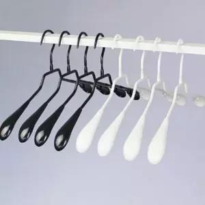 2색 미끄러방지 옷걸이 옷걸이 코팅 코트 10개세트 39cm 정장 논슬립 방지 어깨뿔