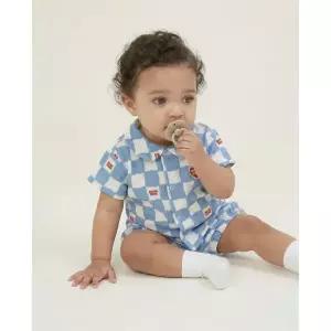 매장정품 BELITANBOYS 베이비체커보드폴리서커 반팔셔츠쇼츠상하복 BB6MST11LB