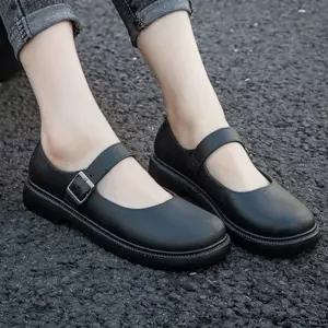 [라일리] Rly 여성 슈즈 여성 고무 장화 메리제인 미들 키높이