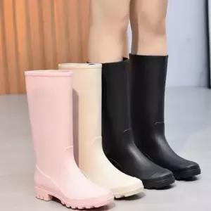 [라일리] Rly 여성 장마 장화 부츠 레인 롱 장마철 빗길 여성