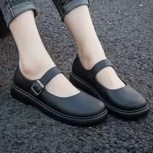 [라일리] Rly 여성 슈즈 여성 고무 장화 메리제인 미들 키높이