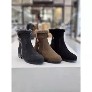 매장정품 SODA 소다 여성화 지퍼포인트 퍼 앵글부츠 (FLB313) 1457402