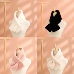 여성 짧은 퍼 머플러 겨울 스카프 목도리 가을 쁘띠 쁘띠목도리 여자목도리 밍크목도리