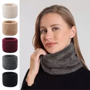 부드러운 겨울 넥워머 남녀공용 퍼 쁘띠 머플러 방한용품 방한넥워머 니트넥워머 목토시