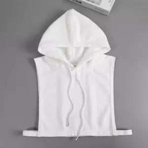 가을 캐주얼 여성패션 후드넥 장식 티셔츠 넥케이프 목폴라 이너카라 터틀넥 케이프카라