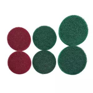 샌딩 원형수세미패드 광택 원형사포 부착식 사포패드 수세미패드