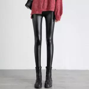 여성 가죽레깅스 레더 쫀쫀레깅스 시크 블랙 레깅스 rqH9+1LlY