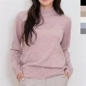 여자 캐시미어 목편한 반폴라니트티