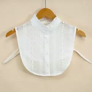 플리츠 넥케이프 페이크카라 이너 목만있는 셔츠카라 넥케이프 이너셔츠 니트카라