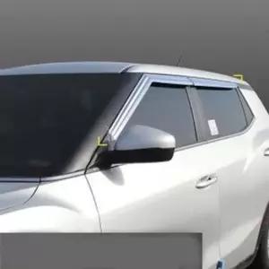 티볼리선바이저 티볼리 썬바이저 크롬 선바이저 창문 윈도우 빗물받이