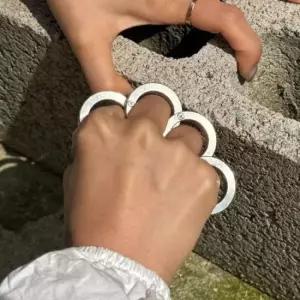 핑거너클 접이식 호신용 너클반지