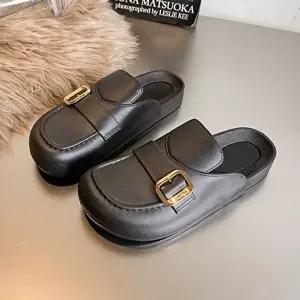 LKBL16 심플 로퍼 슬리퍼-WFNU7WT