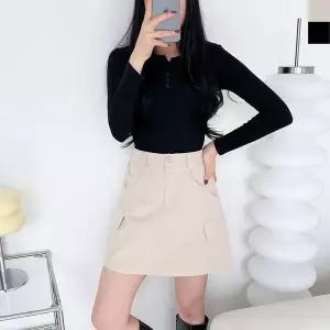 [하프클럽/]여자 봄여름 카고 미니스커트 활동성 속바지