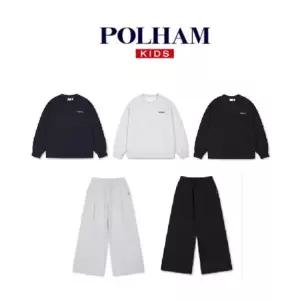 폴햄키즈 26년 봄 신상!!!쿨 테리 루즈핏 맨투맨 PKG1TR2716,와이드 팬츠PKG1PT2716