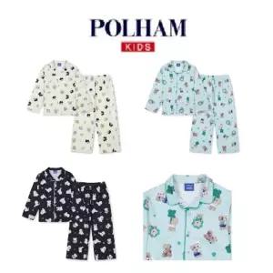 폴햄키즈 26년신상!!!공용) 더블니트 긴팔 파자마 세트PKG5UI3220