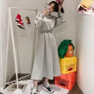 [SBD] 롱원피스 허리 스커트 여성 플레어 1P 밴딩 데일리