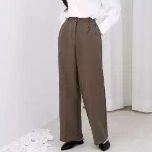 [SBD] 여성 긴바지 간절기 와이드 뒷밴딩 주름 일상 포인트