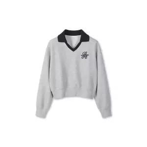 탑텐밸런스 [탑텐밸런스] 여성) 더블니트 카라 맨투맨 MBF5TR2250